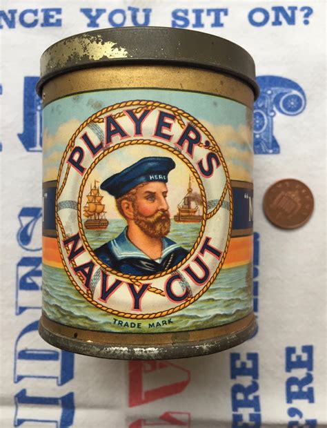 Vintage Tin; Players Navy Cut 